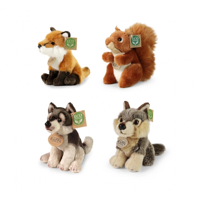 Eco-Friendly Plush Forest Animals Display