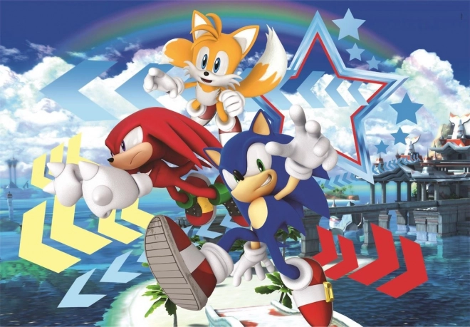 Clementoni Sonic SuperColor Puzzle 104 Pieces