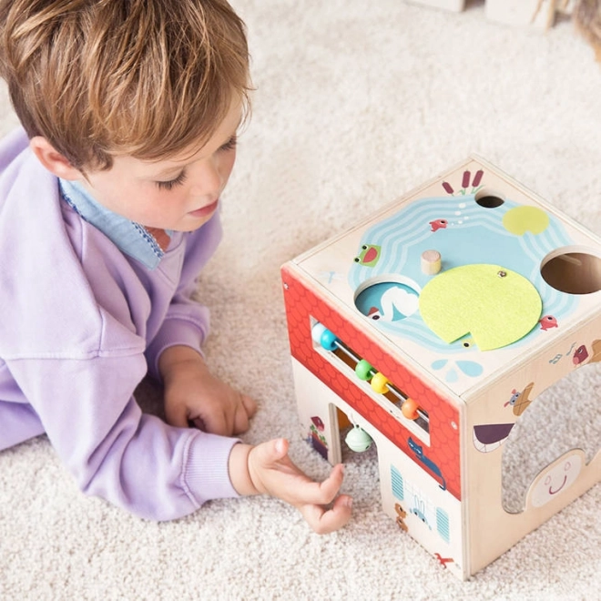 Activity Cube with Paulette the Hen