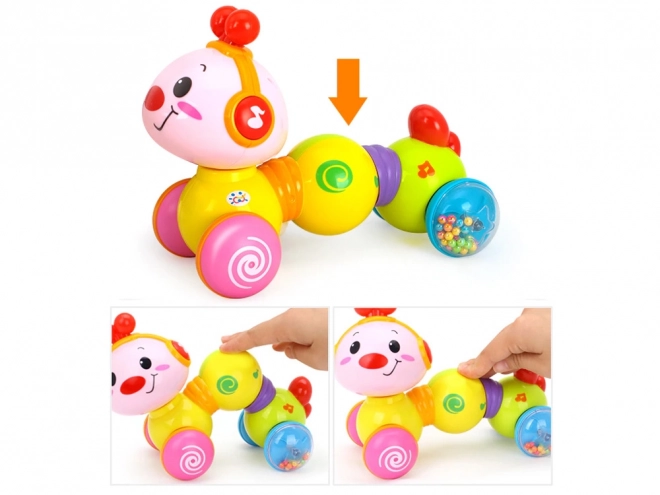 Interactive Colorful Crawling Caterpillar Toy