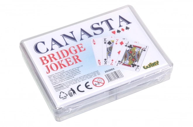 Canasta Cards in Plastic Box