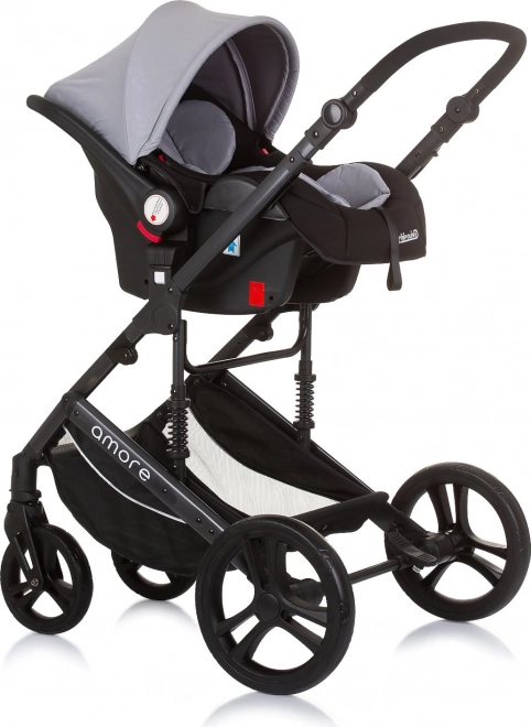 Chipolino stroller Amore 2-in-1 Jungle – Ash Grey