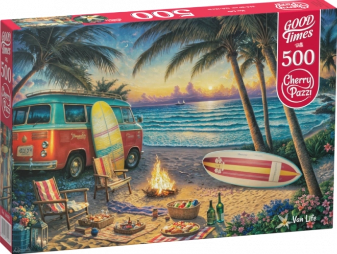 Cherry Pazzi Puzzle Life in a Caravan 500 Pieces