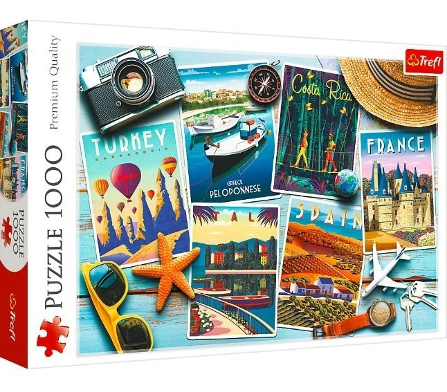 Summer Postcards Puzzle 1000 Pieces