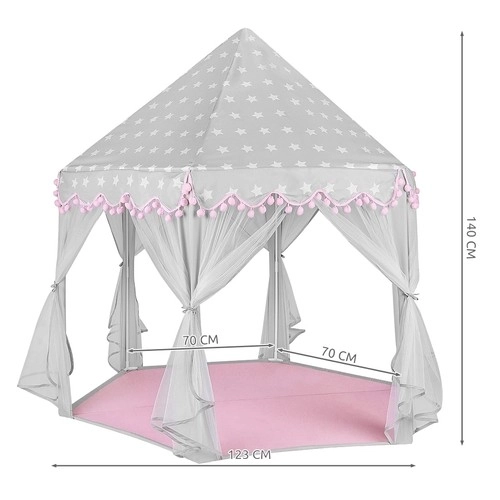 Children's Tent Pink and Grey