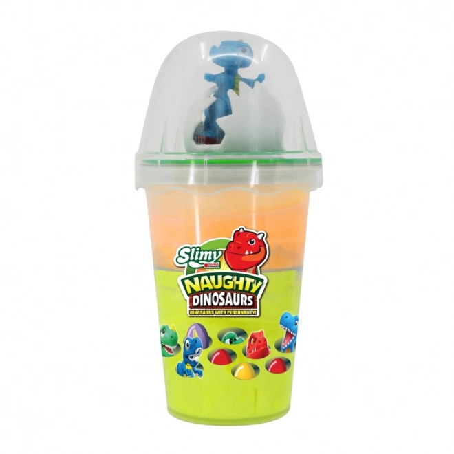 Slimy con dinosauro