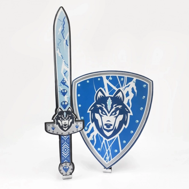 Foam Sword and Shield with Fox Design