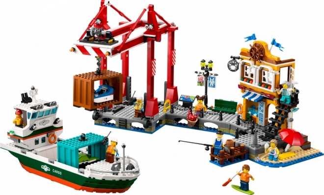 Coastal Port Cargo Ship Set by LEGO City