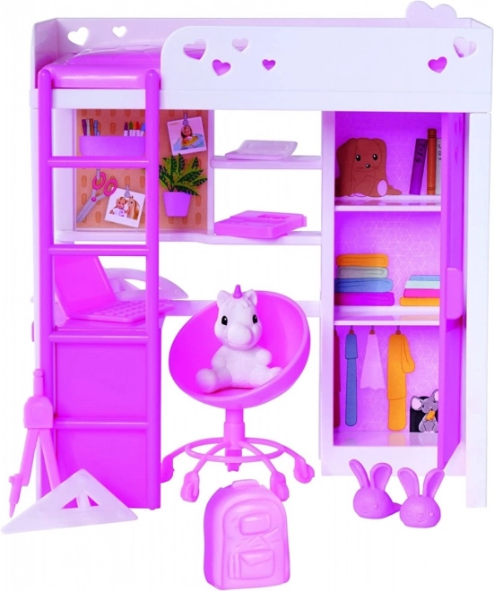 Evi Love Doll in Cozy Bedroom Playset