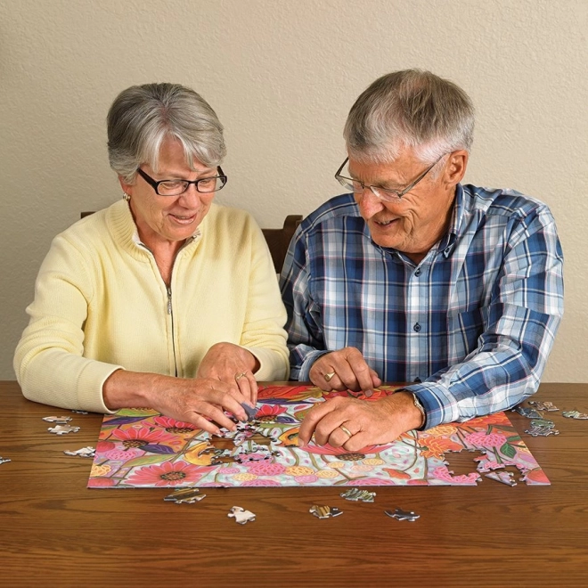 Cobble Hill Puzzle Goldfinches in Spring XL 275 Pieces