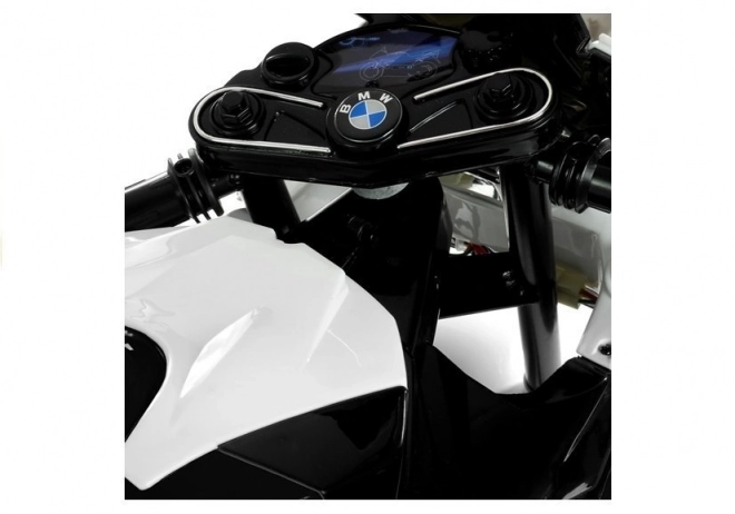 Battery-Powered BMW S1000RR Black Motorcycle for Kids