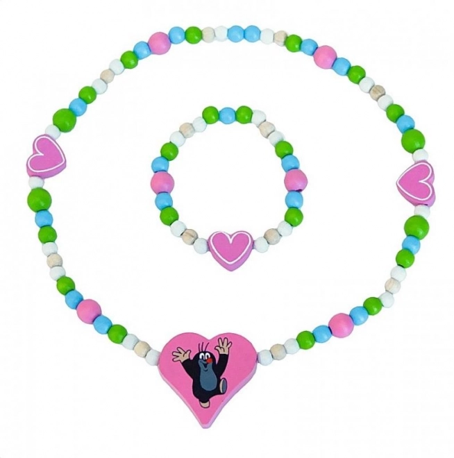 Jewelry Set Little Mole and Hearts