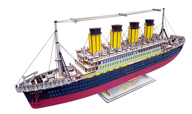 Woodcraft Wooden 3D Puzzle Titanic