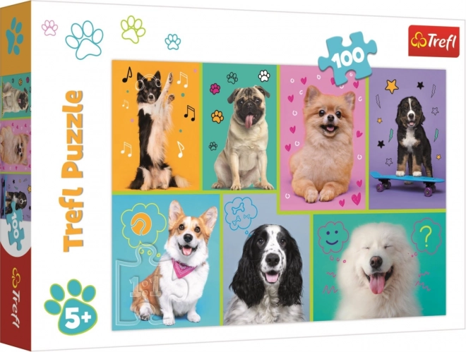 Trefl Puzzle In the Dog World 100 Pieces