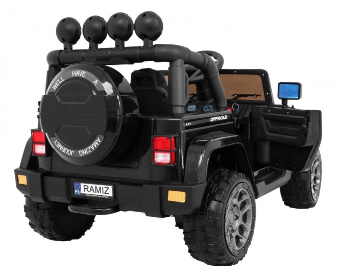 Auto Terenové pre Deti s Lakovaním Moro a 4x4 Pohonom – Čierna