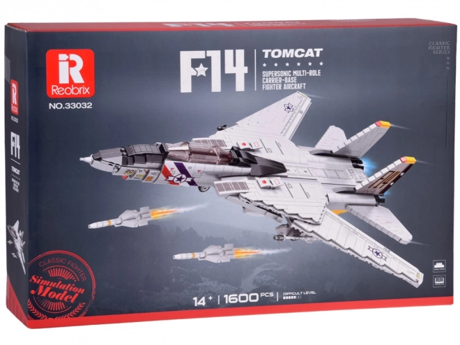 Technical Building Blocks F-14 Tomcat Fighter Jet Set