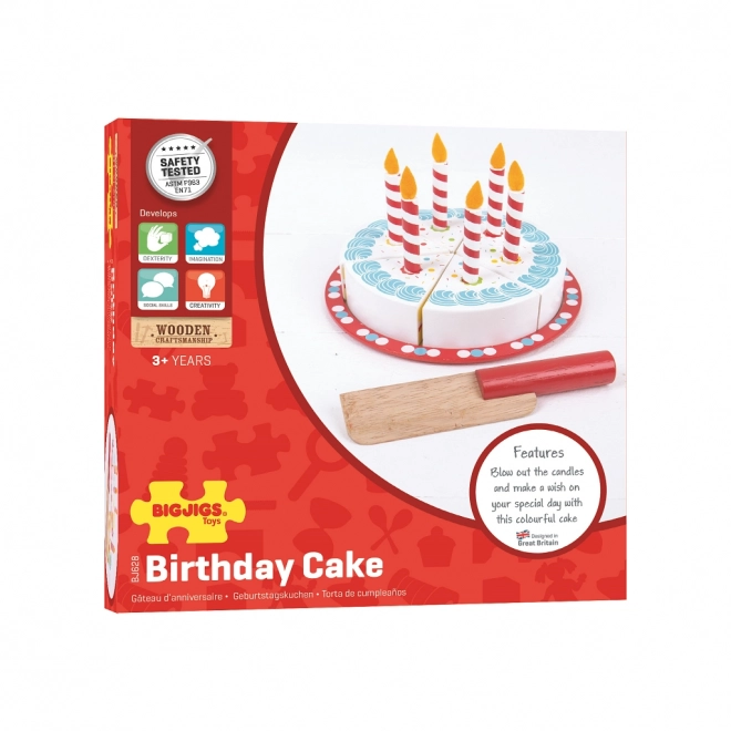 Bigjigs Toys Birthday Cake Set