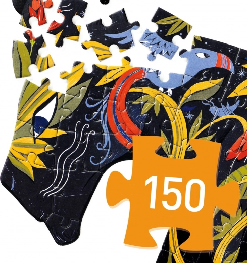 150 koščkov s plakatom v dejanski velikosti