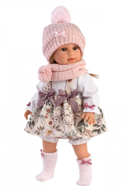 Realistic Doll Carla by Llorens with Soft Cloth Body 40 cm