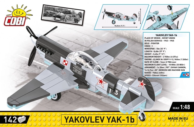 Yakovlev Yak-1b COBI Construction Set