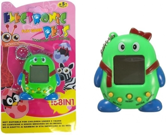 Electronic Pet Tamagotchi with Green Bow