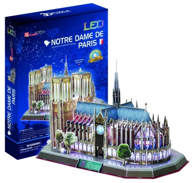 3D Puzzle LED Notre Dame