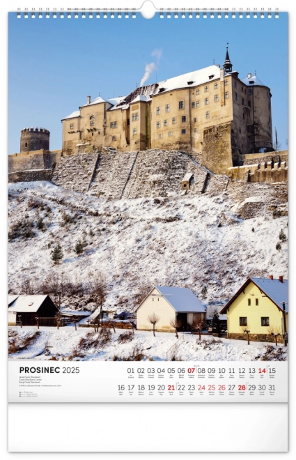 Wall Calendar Castles and Chateaux 2025