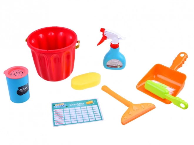 Cleaning Set with Mop and Accessories for Kids