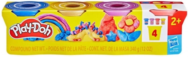 Play-Doh Coffret Métallique 4 Pots