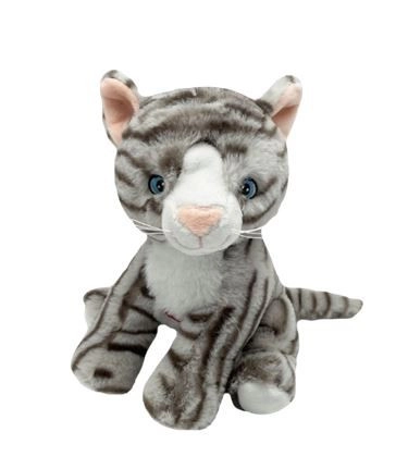 Striped Cat Emil Plush with Sound