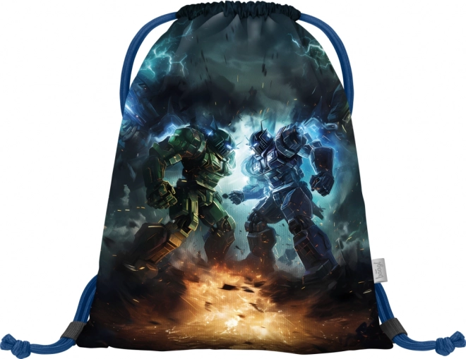 Robot Drawstring Bag