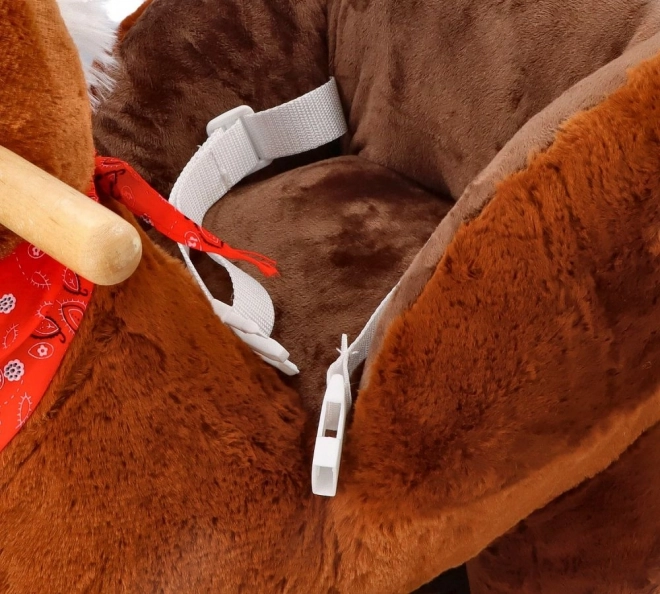 Brown Rocking Horse with Seat