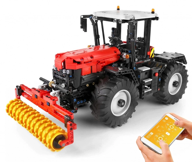 Remote Controlled Red Tractor Building Set