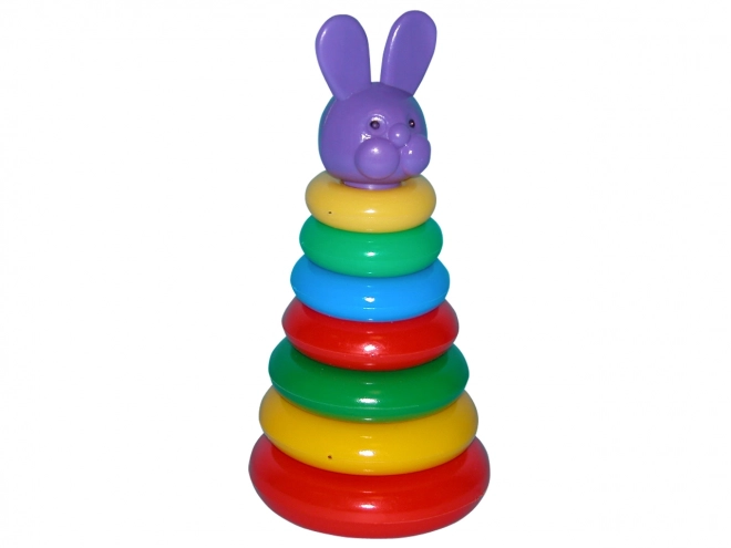 Colorful Stacking Pyramid Toy