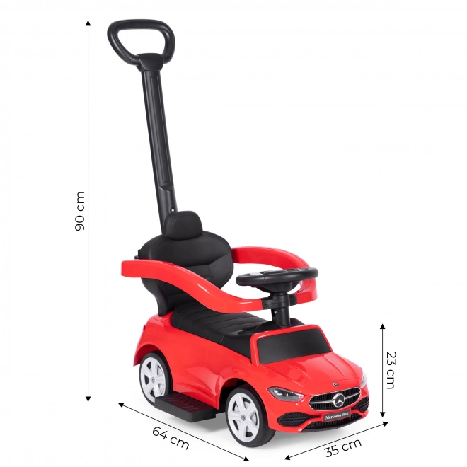 Ride-on Mercedes C-Class Car with Interactive Steering Wheel