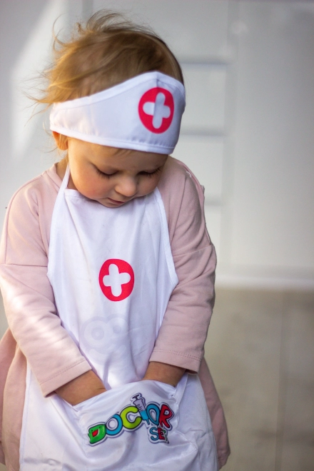 Nurse Costume with Cap for Kids