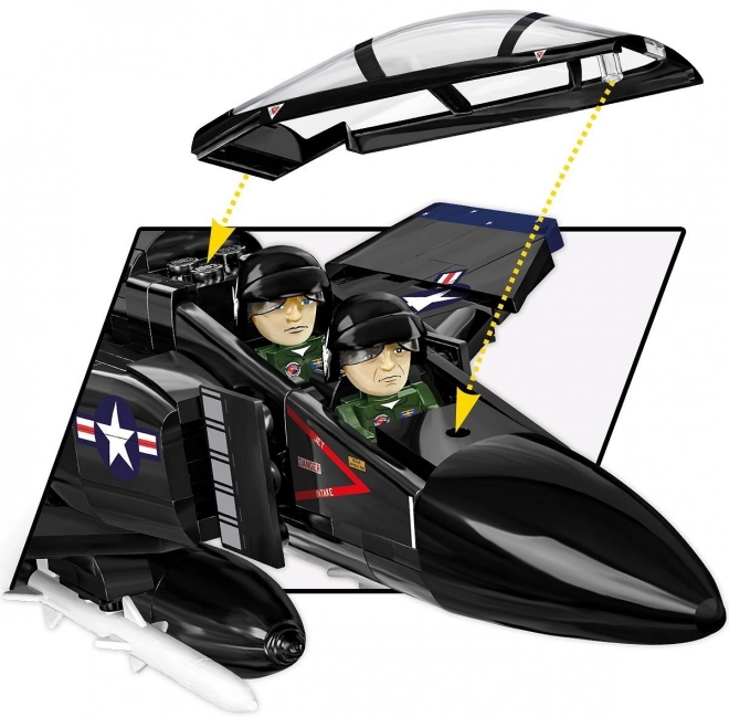 Costruzione F-4S Phantom II - Blocchi di costruzione 608 pezzi
