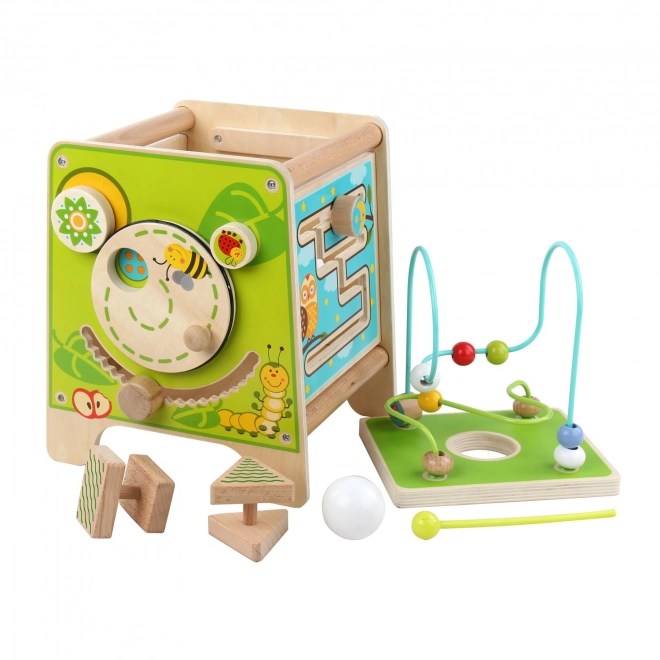 Lucy's Wooden Activity Cube with Xylophone