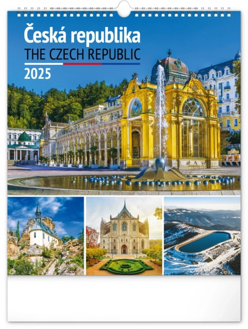 Wall Calendar Czech Republic 2025