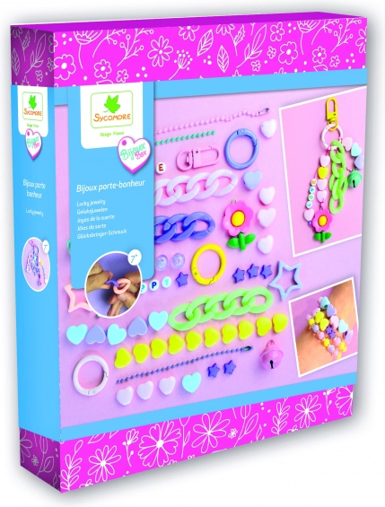 Creative Jewelry Set - Cheerful Colorful Bracelets and Pendants