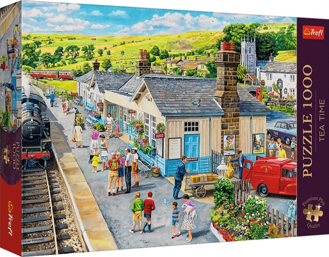 Tea Time Train Station Puzzle 1000 Pieces