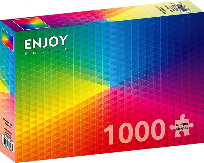 Enjoy Puzzle Kaleidoscope Rainbow 1000 Pieces