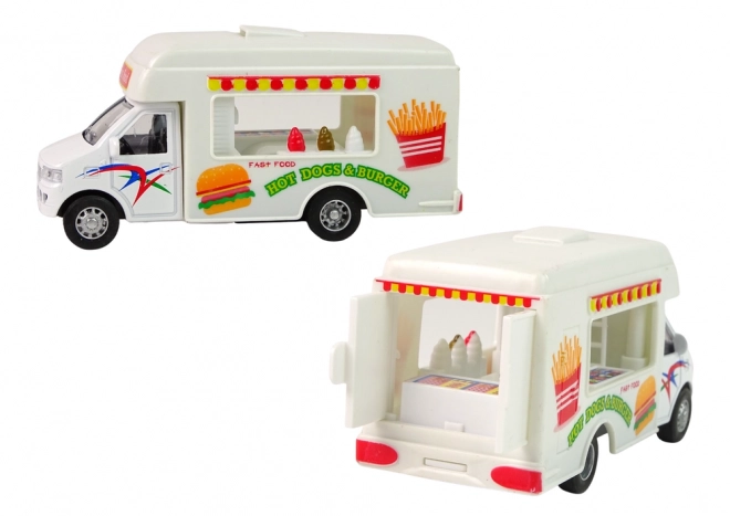 Friction Powered Camper Ice-Cream and Fast-Food Cars