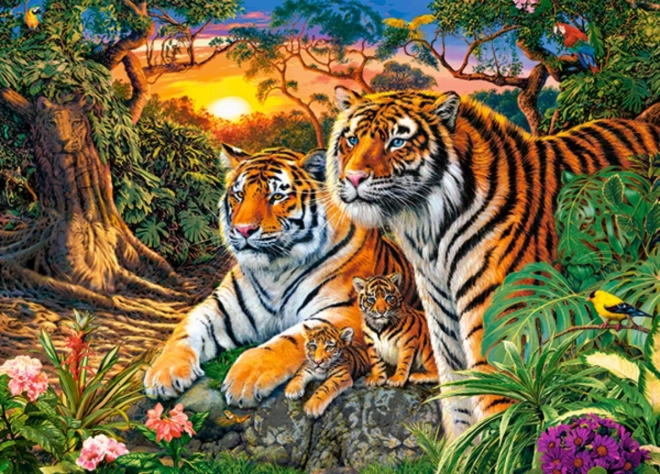 Colorful Children's Puzzles 180 Pieces by Tiger Family