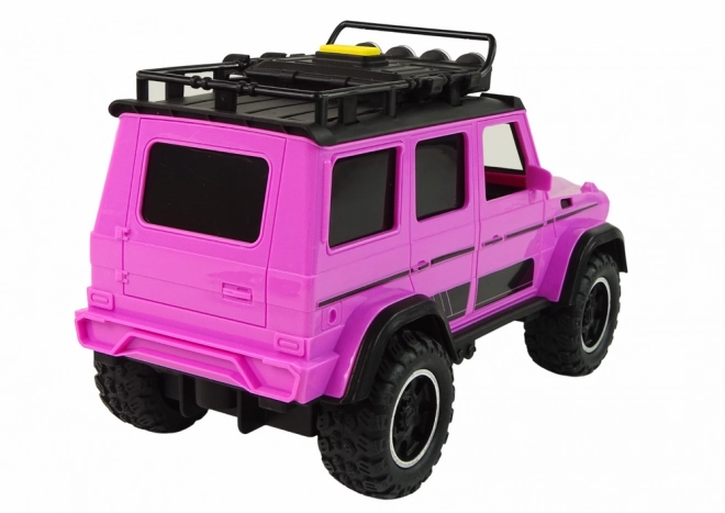 Pink Off-Road Vehicle with Friction Drive