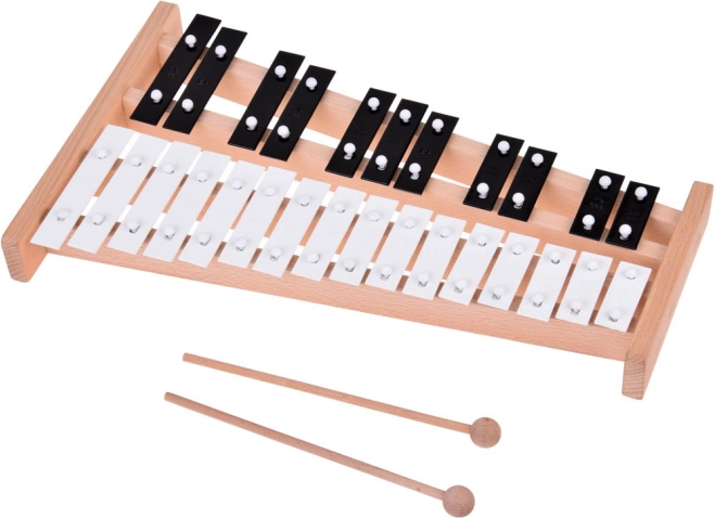 Wooden Chromatic Bells 27 Tones with Mallets