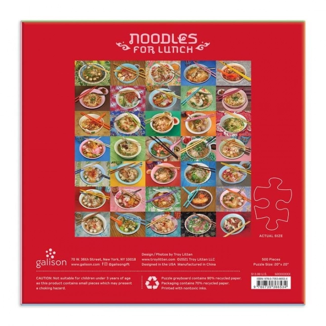 Noodle Variations Puzzle 500 Pieces