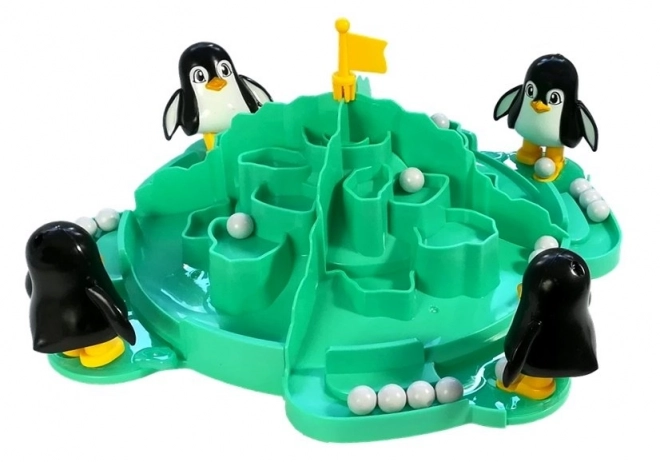 Penguin Glacier Snowball Challenge Game