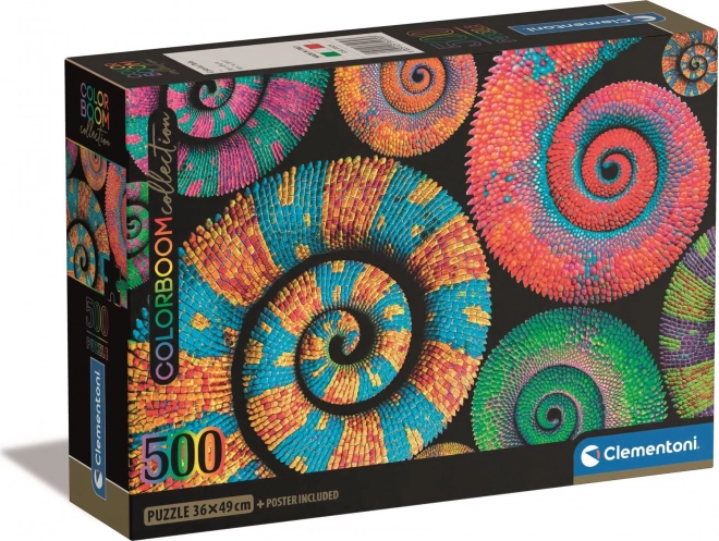 Compact Spiral Puzzle 500 Pieces by Clementoni