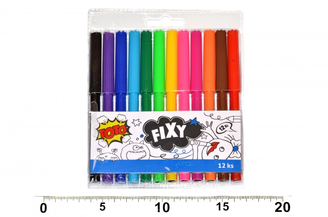 Colorful Markers Set 12 Pack